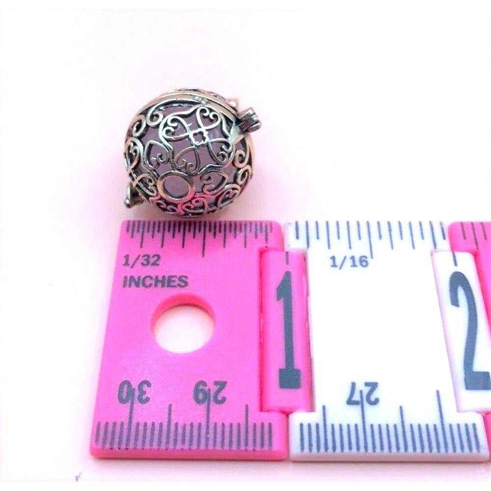 Very Pretty Sphere Cage with Rose Quartz Sphere - Picture 6 of 6